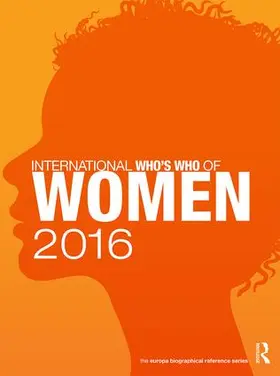 Publications |  International Who's Who of Women 2016 | Buch |  Sack Fachmedien