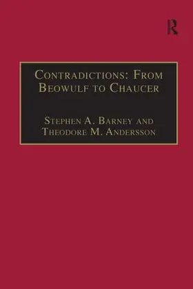 Andersson / Benson / Barney |  Contradictions: From Beowulf to Chaucer | Buch |  Sack Fachmedien