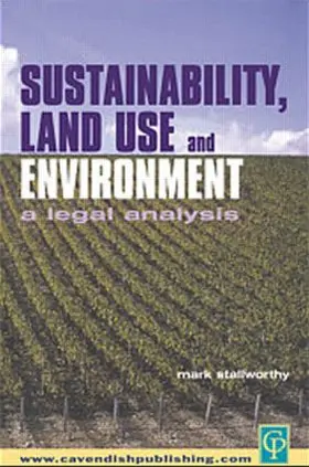 Stallworthy |  Sustainability Land Use and the Environment | Buch |  Sack Fachmedien