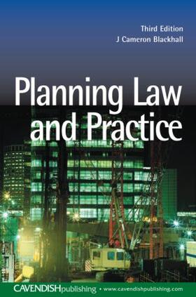 Blackhall |  Planning Law and Practice | Buch |  Sack Fachmedien