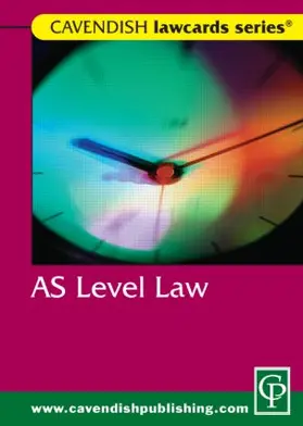 Routledge-Cavendish |  Cavendish: AS Level Lawcard | Buch |  Sack Fachmedien