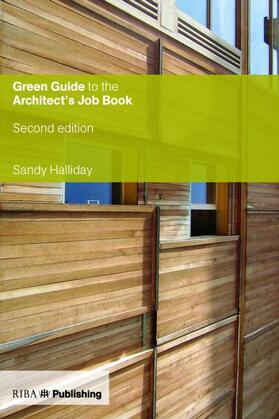 Halliday |  Green Guide to the Architect's Job Book | Buch |  Sack Fachmedien