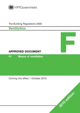  Approved Document F | Buch |  Sack Fachmedien