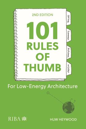 Heywood |  101 Rules of Thumb for Low-Energy Architecture | Buch |  Sack Fachmedien