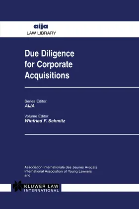 Schmitz |  Due Diligence for Corporate Acquisitions | Buch |  Sack Fachmedien