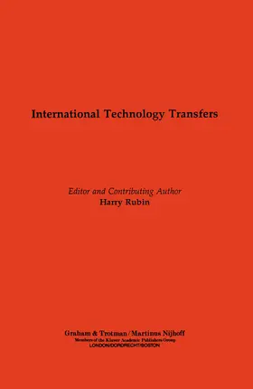 Rubin |  International Technology Transfers | Buch |  Sack Fachmedien