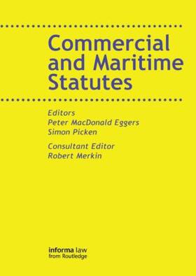 Picken / MacDonald Eggers |  Commercial and Maritime Statutes | Buch |  Sack Fachmedien