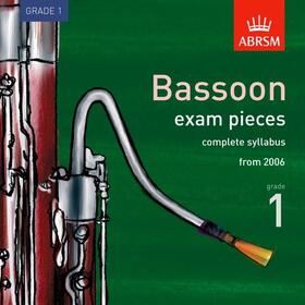 ABRSM |  Complete Bassoon Exam Recordings, from 2006, Grade 1 | Sonstiges |  Sack Fachmedien
