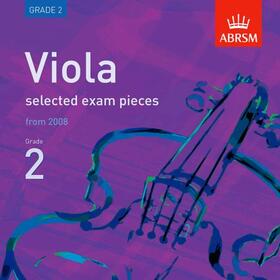  Viola Exam Pieces 2008 CD, ABRSM Grade 2 | Sonstiges |  Sack Fachmedien