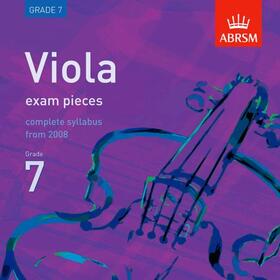  Viola Exam Pieces 2008 CD, ABRSM Grade 7 | Sonstiges |  Sack Fachmedien