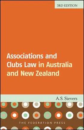 Sievers |  Associations and Clubs Law | Buch |  Sack Fachmedien