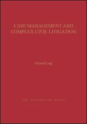 Legg |  Case Management and Complex Civil Litigation | Buch |  Sack Fachmedien