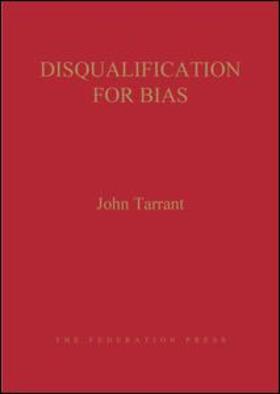 Tarrant |  Disqualification for Bias | Buch |  Sack Fachmedien