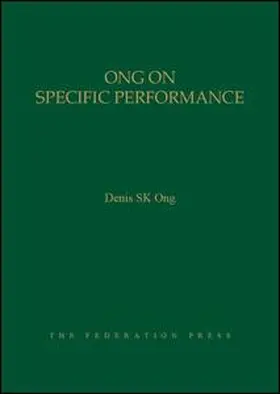 Ong |  Ong on Specific Performance | Buch |  Sack Fachmedien