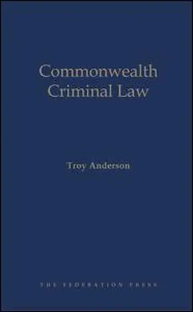 Anderson |  Commonwealth Criminal Law | Buch |  Sack Fachmedien