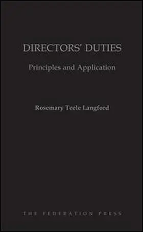 Langford | Directors' Duties | Buch | 978-1-86287-973-7 | sack.de