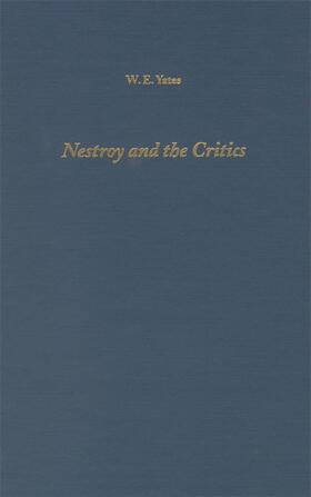 Yates |  Nestroy and the Critics | Buch |  Sack Fachmedien