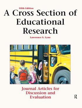 Lyne |  A Cross Section of Educational Research | Buch |  Sack Fachmedien