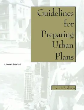 Anderson |  Guidelines for Preparing Urban Plans | Buch |  Sack Fachmedien