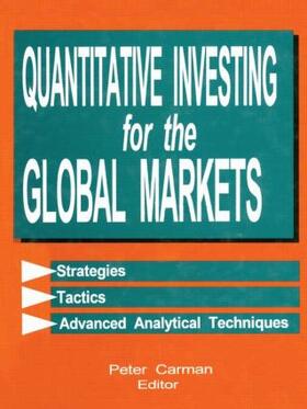 Carman |  Quantitative Investing for the Global Markets | Buch |  Sack Fachmedien