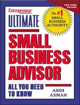 Axman | Ultimate Small Business Advisor (with CD) | Buch | 978-1-891984-46-4 | sack.de