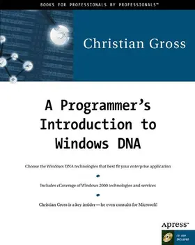 Gross |  A Programmer's Introduction to Windows DNA | Buch |  Sack Fachmedien