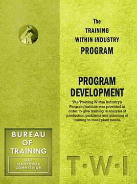 Enna |  Training Within Industry: Program Development | Buch |  Sack Fachmedien