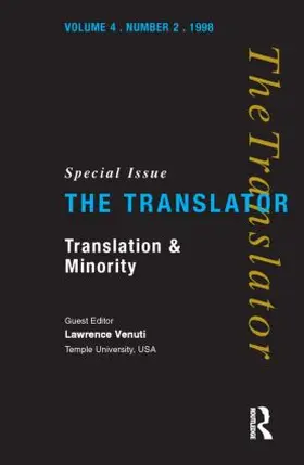 Venuti |  Translation and Minority | Buch |  Sack Fachmedien