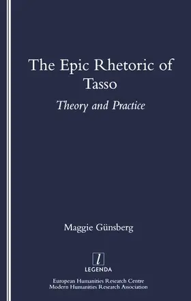 Gunsberg |  The Epic Rhetoric of Tasso | Buch |  Sack Fachmedien