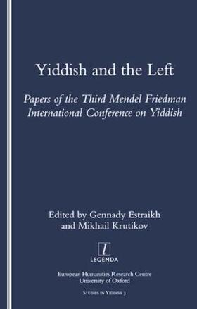 Estraikh |  Yiddish and the Left | Buch |  Sack Fachmedien