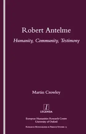 Crowley |  Robert Antelme | Buch |  Sack Fachmedien