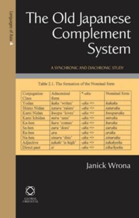Wrona |  The Old Japanese Complement System | Buch |  Sack Fachmedien