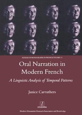 Carruthers |  Oral Narration in Modern French | Buch |  Sack Fachmedien