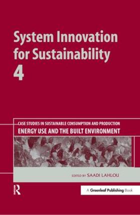 Lahlou |  System Innovation for Sustainability 4 | Buch |  Sack Fachmedien