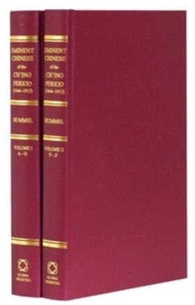 Hummel |  Eminent Chinese of the Ch'ing Period, 1644-1912 (2 Vols) | Buch |  Sack Fachmedien