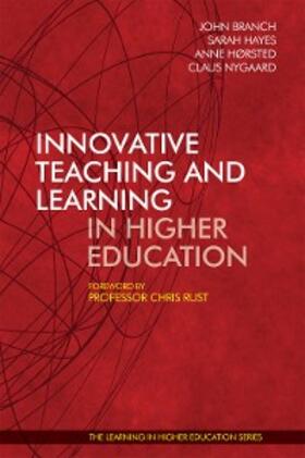 Branch / Hayes |  Innovative Teaching and Learning in Higher Education | eBook | Sack Fachmedien