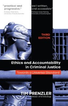 Prenzler |  Ethics and Accountability in Criminal Justice | eBook | Sack Fachmedien