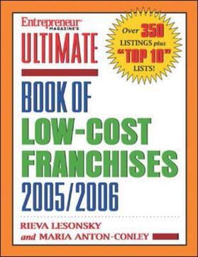 Lesonsky |  Ultimate Book of Low-Cost Franchises 2005 | Buch |  Sack Fachmedien
