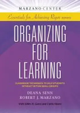 Senn / Marzano |  Organizing for Learning | Buch |  Sack Fachmedien