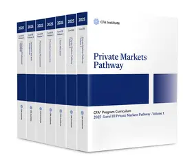  2025 Cfa Program Curriculum Level III Private Markets Box Set | Buch |  Sack Fachmedien