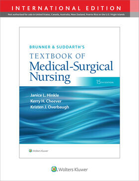 Hinkle / Cheever / Overbaugh |  Brunner & Suddarth's Textbook of Medical-Surgical Nursing | Buch |  Sack Fachmedien