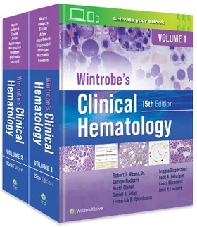 Means / Arber / Glader |  Wintrobe's Clinical Hematology: Print + eBook with Multimedia | Buch |  Sack Fachmedien