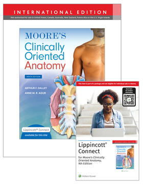 Dalley II / Agur | Moore's Clinically Oriented Anatomy 9e Lippincott Connect International Edition Print Book and Digital Access Card Package | Medienkombination | 978-1-9752-1539-2 | sack.de