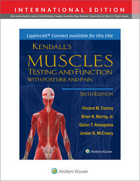Conroy / Murray / Alexopulos | Kendall's Muscles: Testing and Function with Posture and Pain 6e Lippincott Connect International Edition Print Book and Digital Access Card Package | Medienkombination | 978-1-9752-1551-4 | sack.de