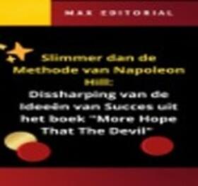 EDITORIAL / MAX EDITORIAL |  Slimmer dan de Methode van Napoleon Hill | eBook | Sack Fachmedien