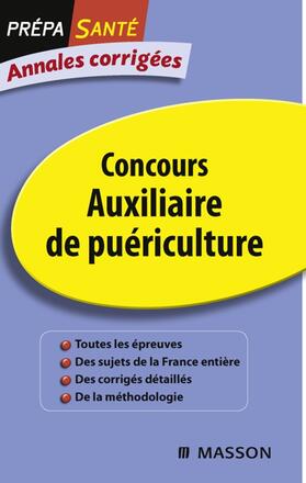 Gassier / Bru / Magère |  Annales corrigées Concours Auxiliaire de puériculture | eBook | Sack Fachmedien
