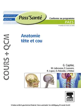 Captier / Labrousse / Lauwers |  Anatomie tête et cou (Cours + QCM) | eBook | Sack Fachmedien