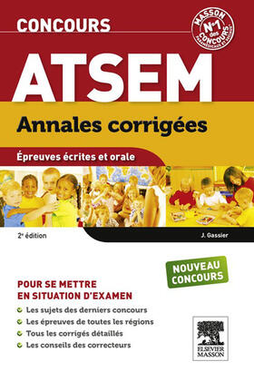 Gassier |  Annales corrigées Concours ATSEM | eBook | Sack Fachmedien