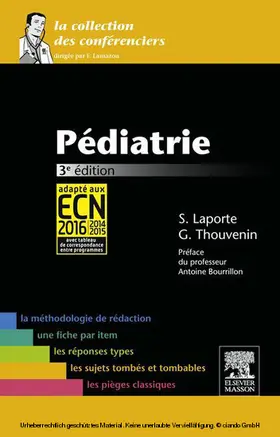 Thouvenin / Laporte |  Pédiatrie | eBook | Sack Fachmedien