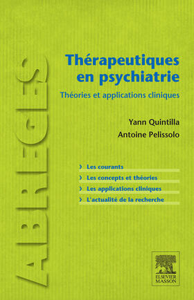 Pelissolo / Quintilla |  Thérapeutiques en psychiatrie | eBook | Sack Fachmedien